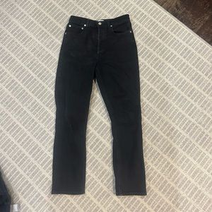 Agolde Riley High Rise Straight Crop